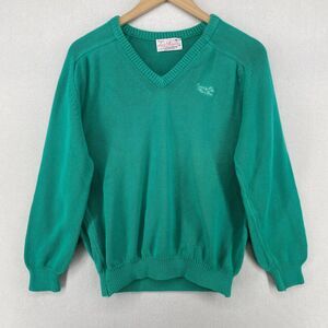 COUNTRY CLUB OF HILTONHEAD Sweater Womens XL Cotton V-Neck LADY PICKERING Green